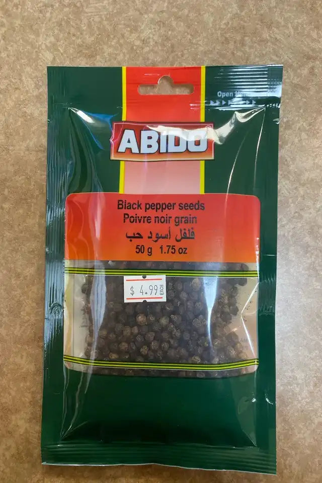 Abido Whole Black Peppercorns | WeDoHalal Edmonton