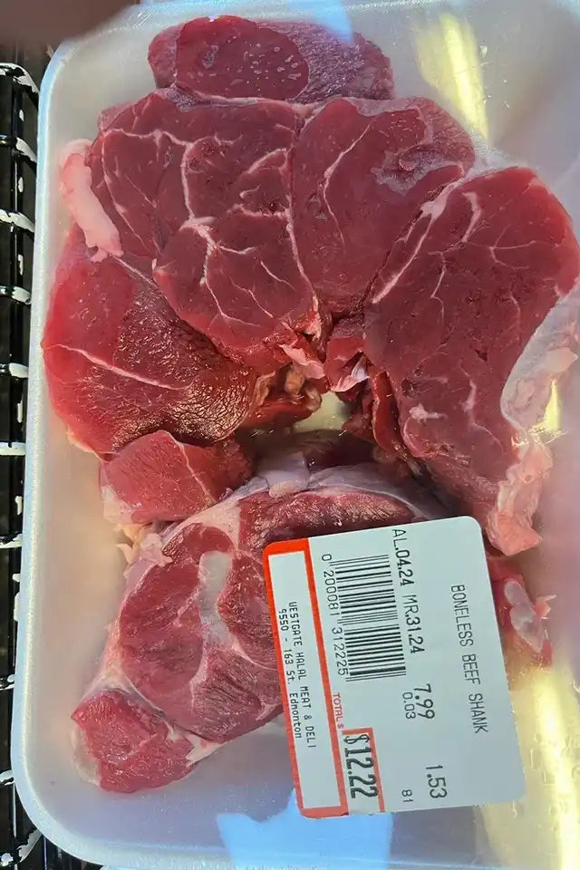 Halal Beef Shank from Westgate Halal | WeDoHalal Edmonton