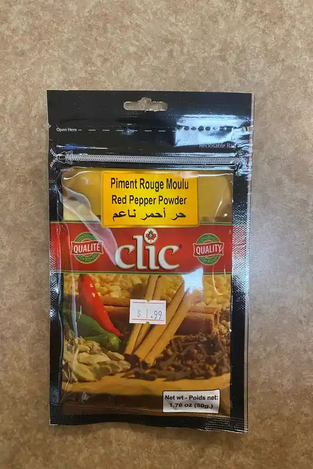Clic Ground Red Pepper (Piment Rouge Moulu) | WeDoHalal Edmonton