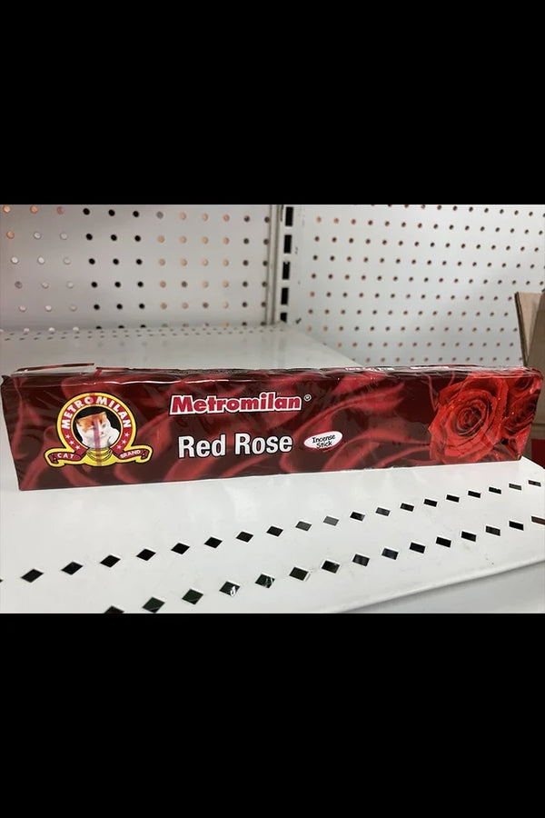Metromilan Red Rose Incense Sticks (18 Sticks)