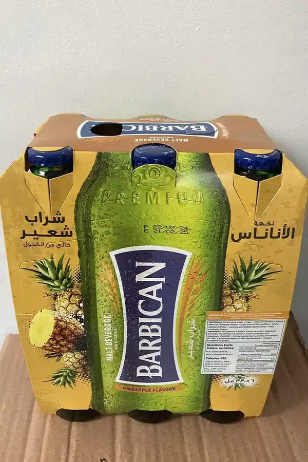 Barbican Non-Alcoholic Pineapple Malt Drink (6-Pack)