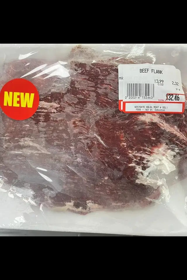 Halal Beef Flank Steak from Westgate Halal | WeDoHalal Edmonton