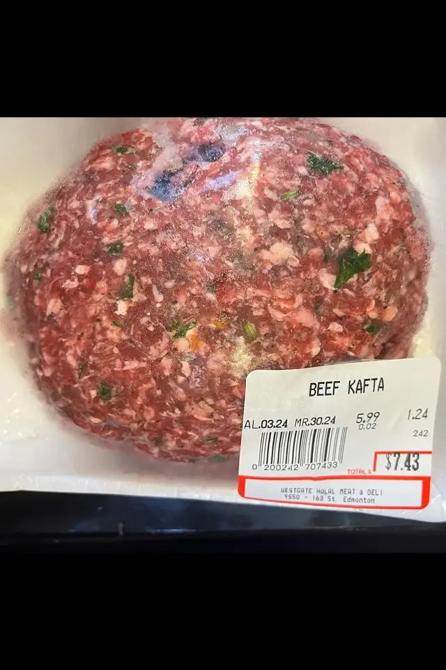 Halal Beef Kafta from Westgate Halal | WeDoHalal Edmonton