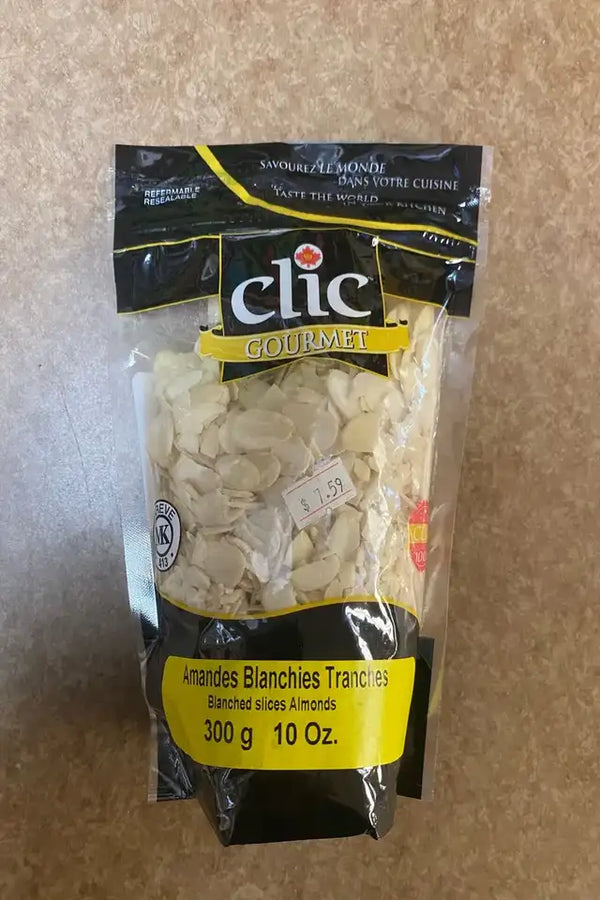 Clic Blanched Sliced Almonds