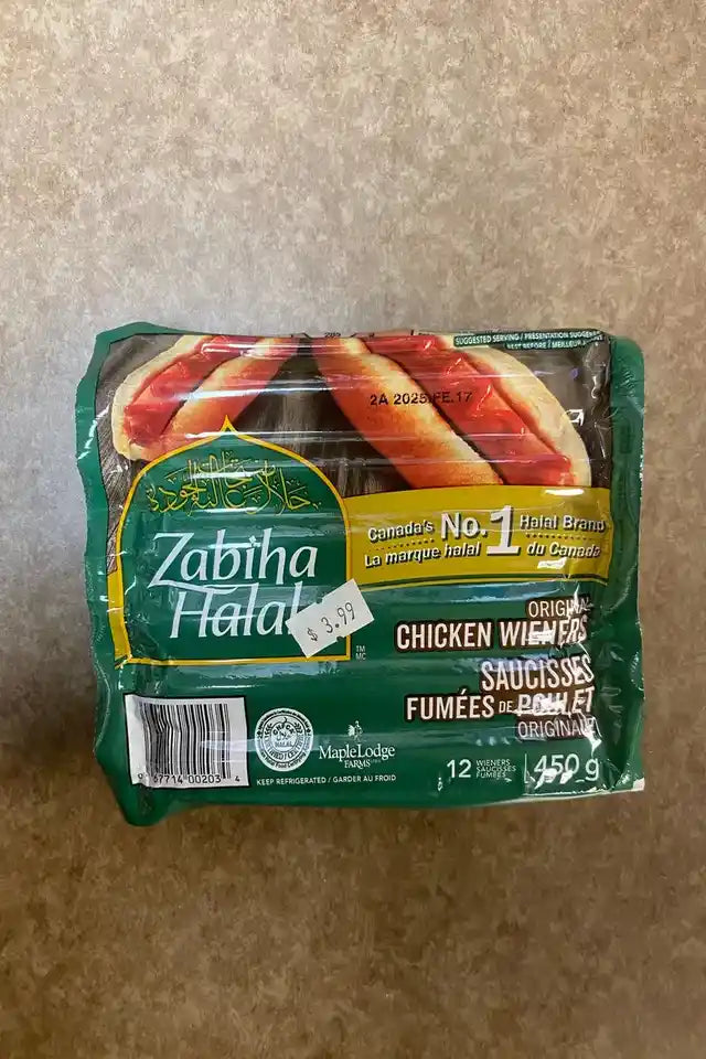 Zabiha Halal Chicken Wieners | WeDoHalal Edmonton
