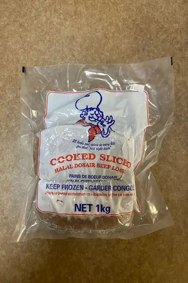 Cooked Sliced Halal Donair Beef