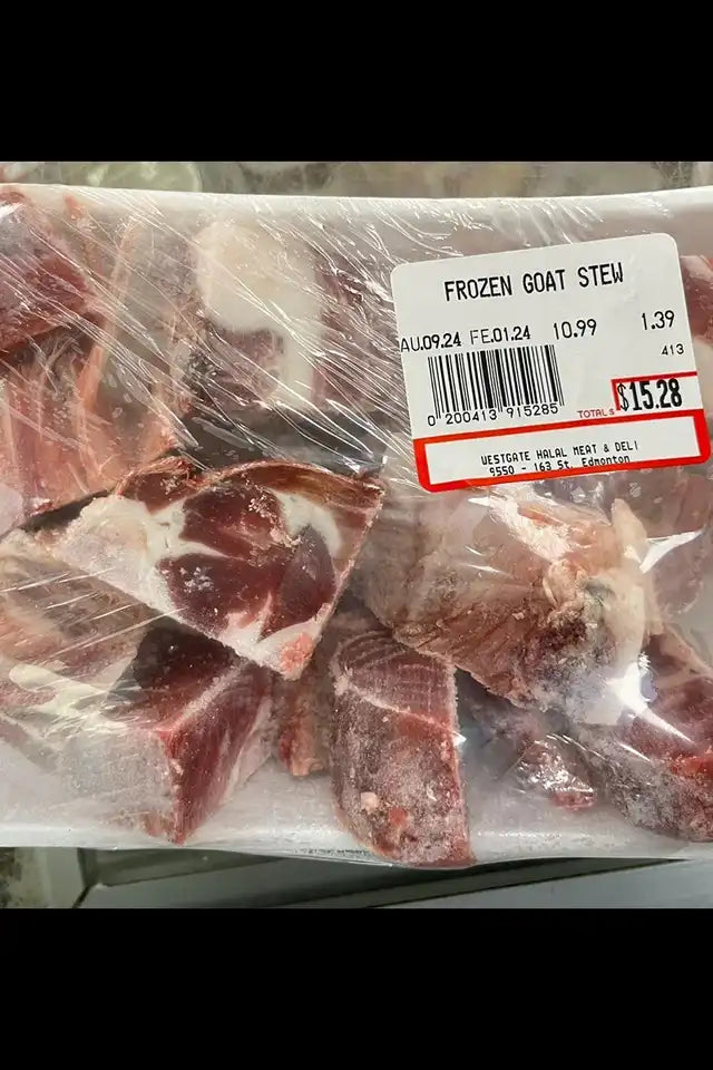 Halal Goat Stew Meat from Westgate Halal | WeDoHalal Edmonton