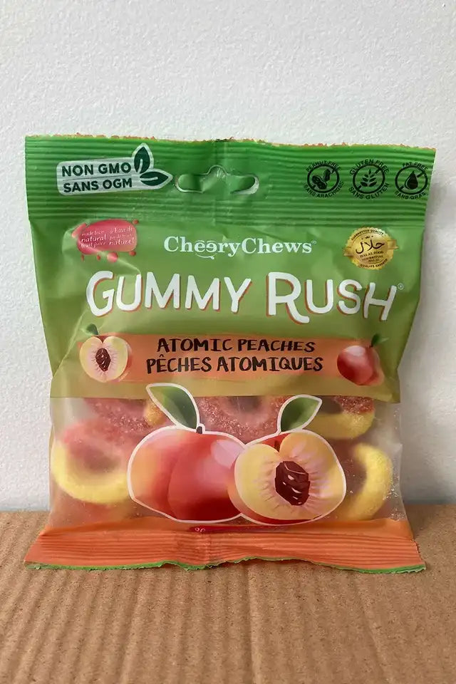 Gummy Rush Atomic Peaches | WeDoHalal Edmonton