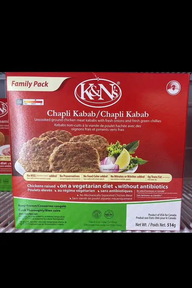 K&N's Chapli Kebab (Family Pack) | WeDoHalal Edmonton