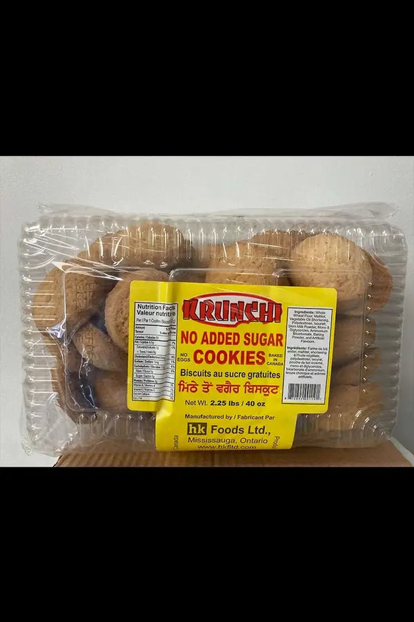 Krunchi Cookies (No Eggs, No Sugar)