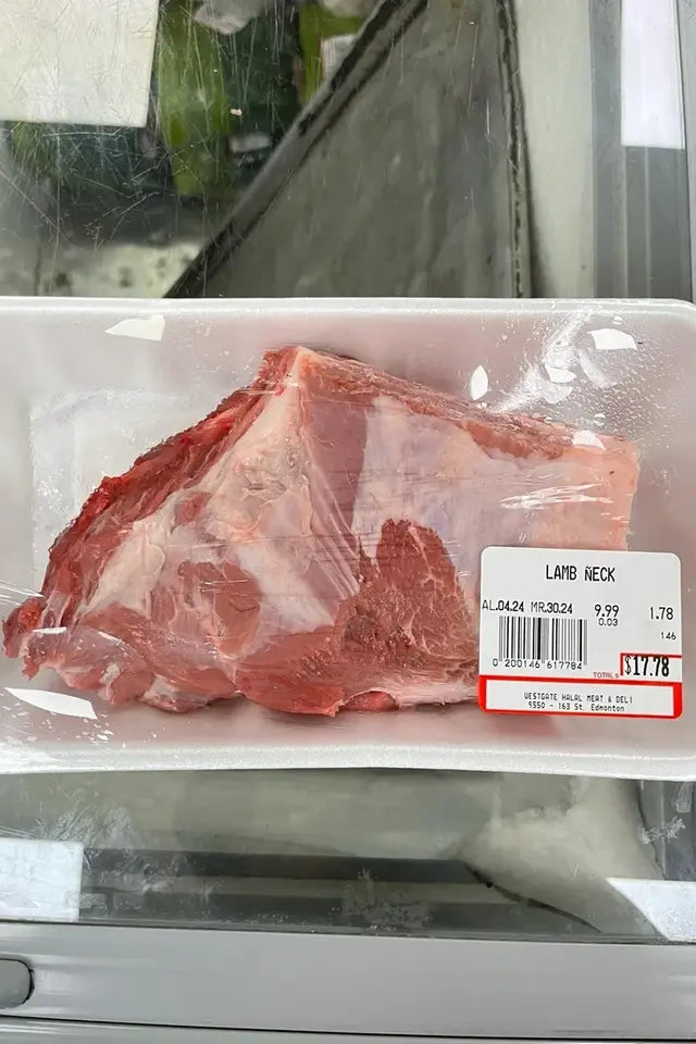 Halal Lamb Neck from Westgate Halal | WeDoHalal Edmonton