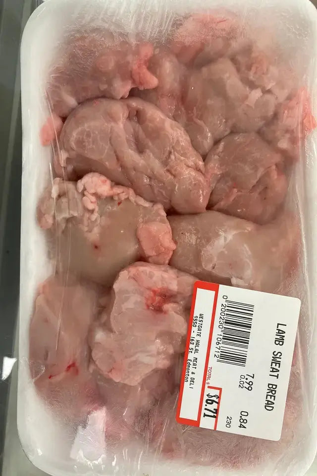 Halal Lamb Sweetbread from Westgate Halal | WeDoHalal Edmonton