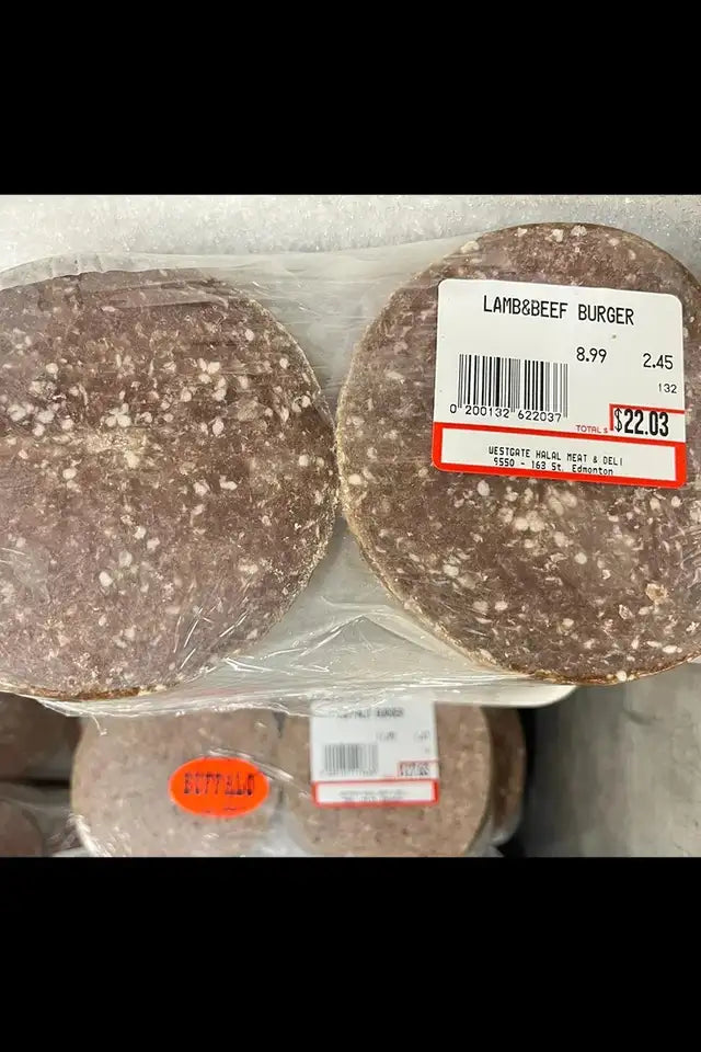 Halal Beef Burger Patties from Westgate Halal | WeDoHalal Edmonton