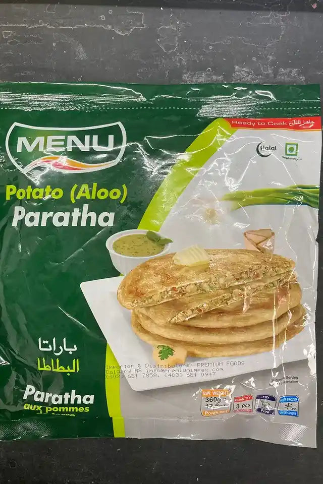 Menu Aloo Paratha | WeDoHalal Edmonton