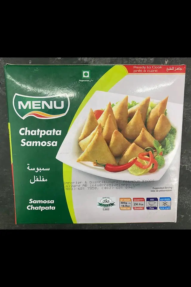 Menu Chatpata Samosa | WeDoHalal Edmonton