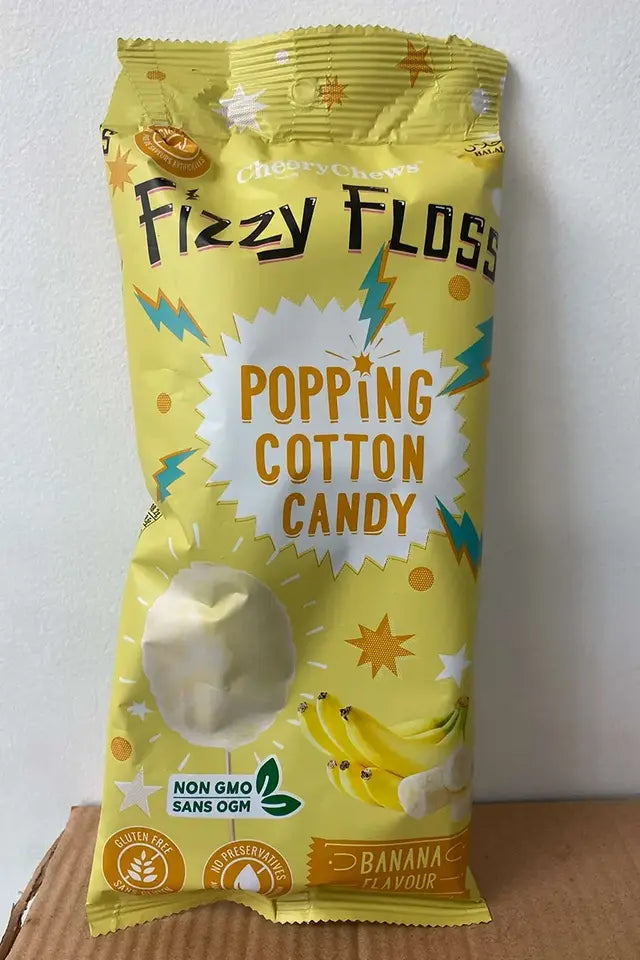 Popping Cotton Candy, Banana Flavour | WeDoHalal Edmonton