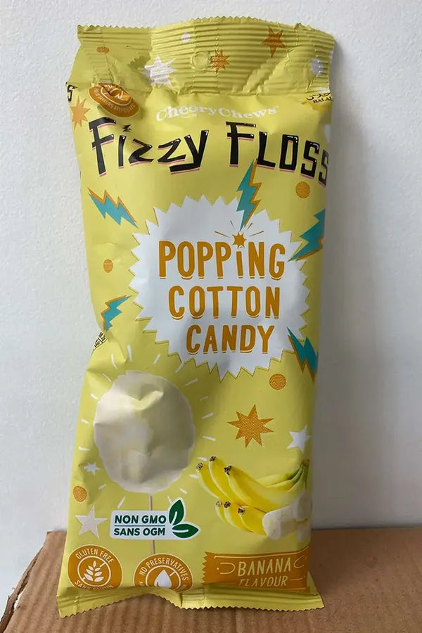Popping Cotton Candy, Banana Flavour