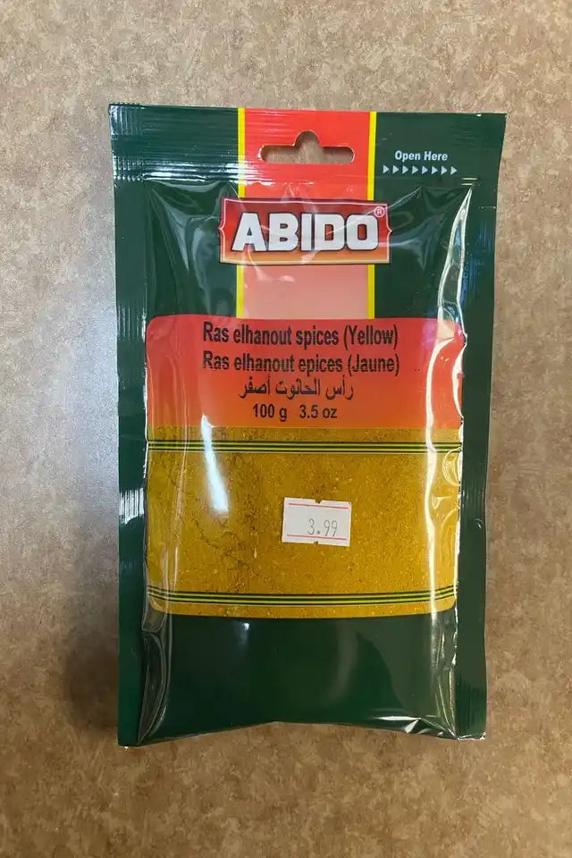 Abido Ras El Hanout Spice Mix (Yellow) | WeDoHalal Edmonton