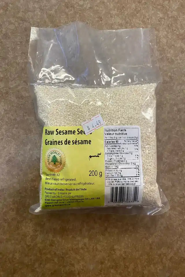Green World Raw Sesame Seeds | WeDoHalal Edmonton