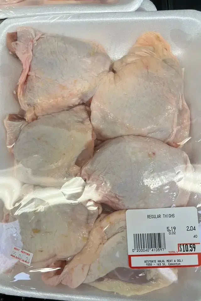Halal Chicken Thighs from Westgate Halal | WeDoHalal Edmonton