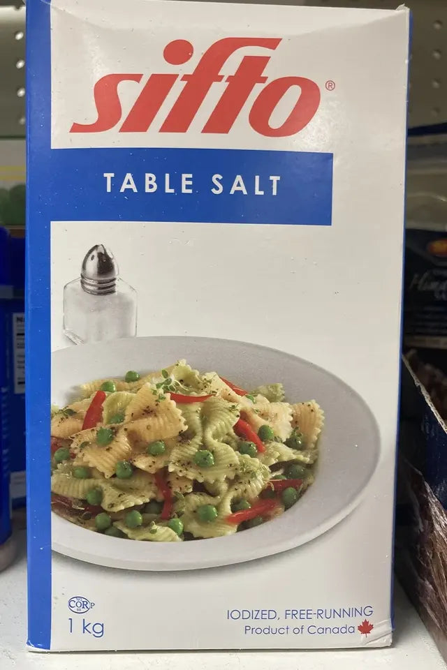 Sifto Iodized Table Salt (1 kg) | WeDoHalal Edmonton