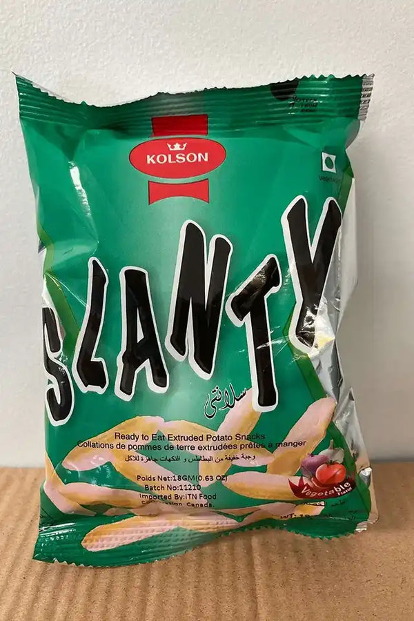 Slanty Potato Chips, Vegetable Flavour