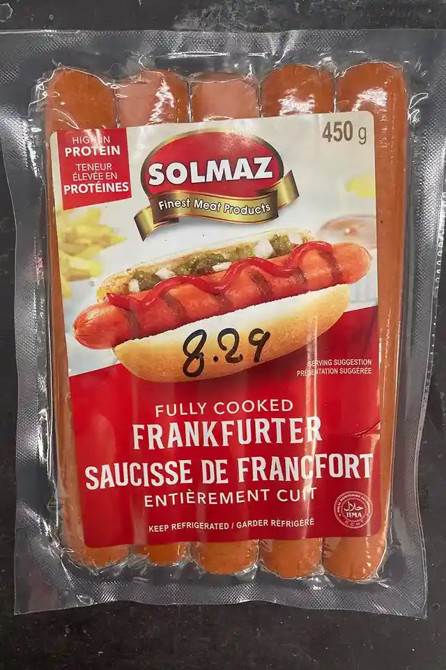 Solmaz Beef & Chicken Frankfurters | WeDoHalal Edmonton