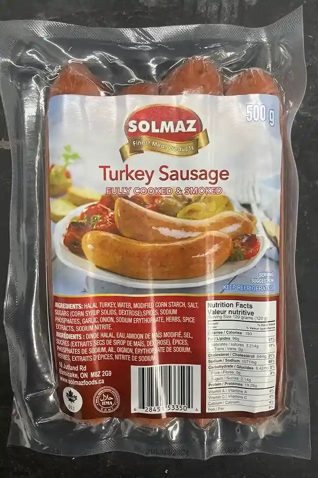 Solmaz Turkey Sausage | WeDoHalal Edmonton
